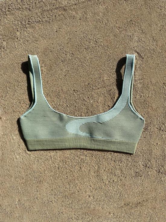  핀 앤 레이 비키니 수영복 핀앤레이 아드리아틱 비키니 탑 올리브/오이색 - FIN AND RAY