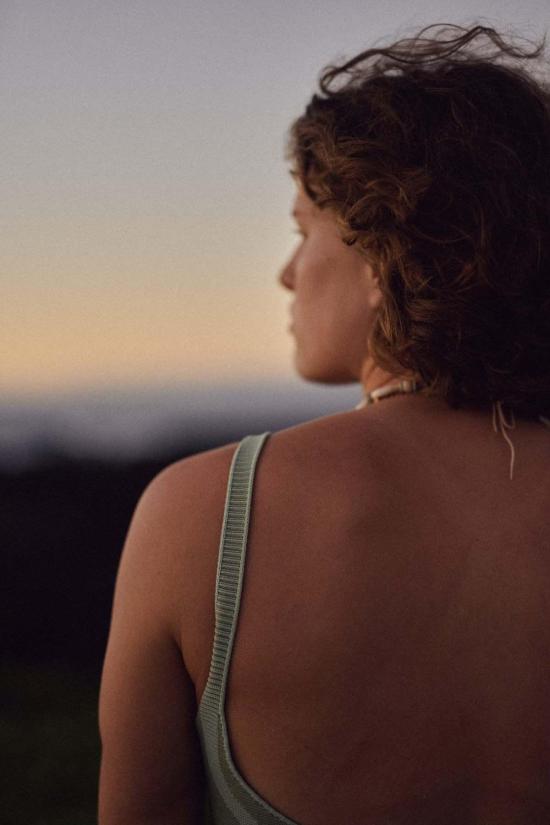  핀 앤 레이 비키니 수영복 핀앤레이 아드리아틱 비키니 탑 올리브/오이색 - FIN AND RAY