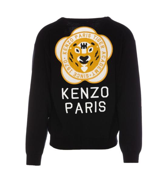  겐조 가디건 켄조 타이거 아카데미 카디건 블랙 - KENZO