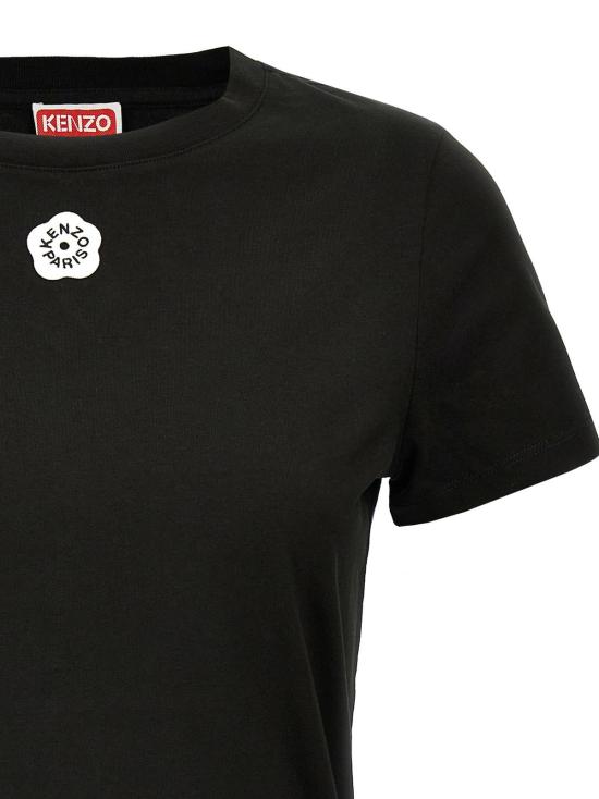  겐조 탑 보케 플라워 2.0 티셔츠 블랙 - KENZO