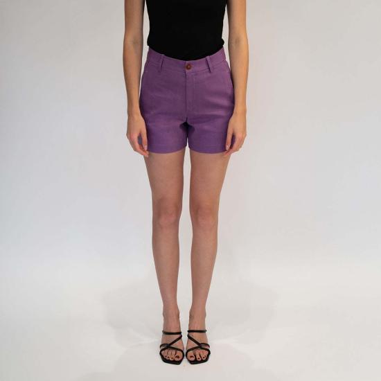  알리지 숏팬츠 알리시 오키드 린넨 쇼츠 오키드 - ALYSI