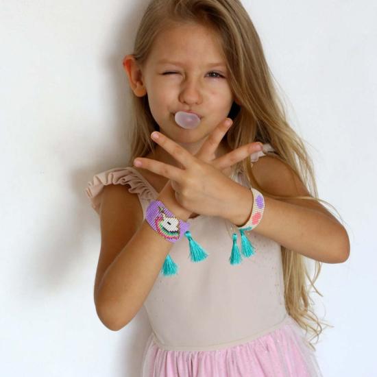  [키즈] FOSTERIE 헤어 액세서리 키즈 포스터리 하트 팔찌 - FOSTERIE