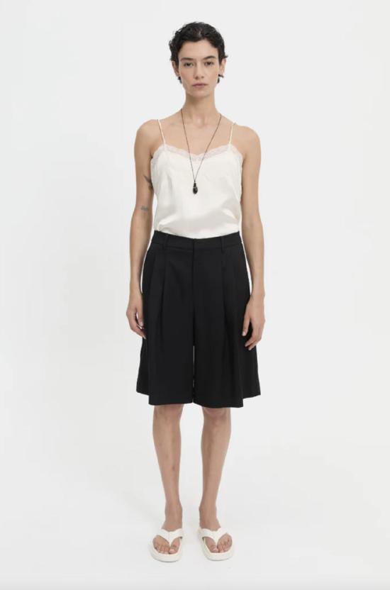  블랑카 숏팬츠 주니아 블랙 반바지