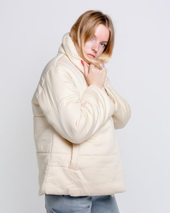  미셀라 그렉 봄버 자켓 미카엘라 그렉 숏 코튼 패딩 재킷 펄 - MICAELA GREG