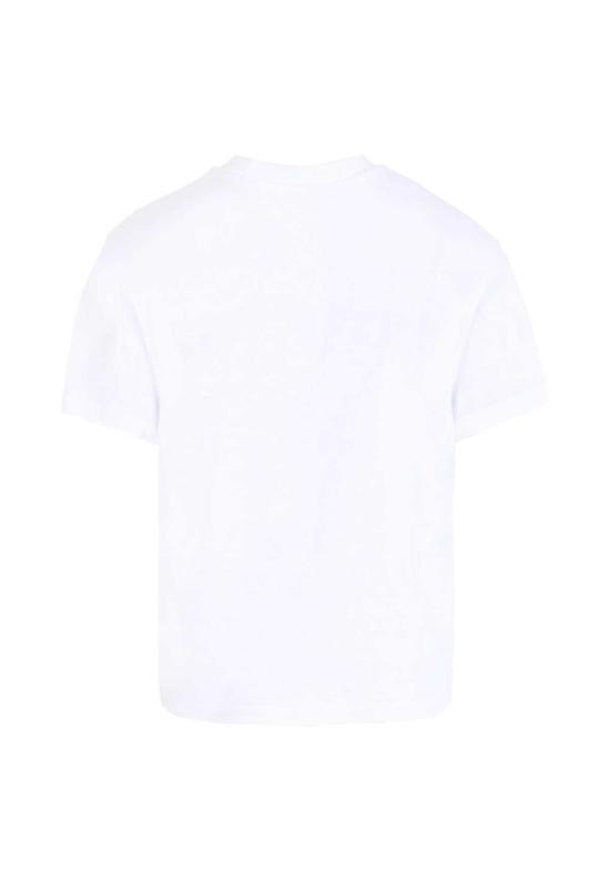  [키즈] 발망 트레이닝 상의 아동용 티셔츠 화이트 - BALMAIN