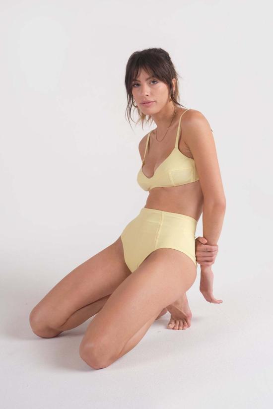  갈라마르 비키니 수영복 시몬 레트로 탑 멜로우 옐로우 - GALAMAAR