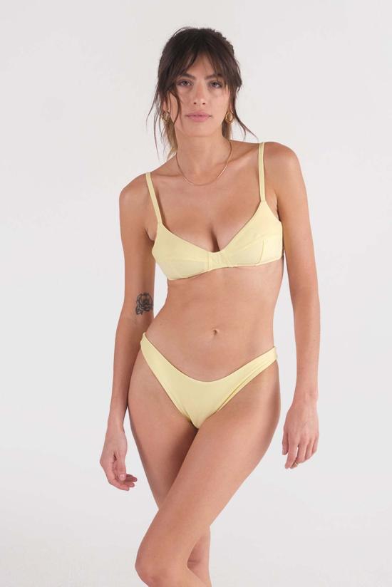  갈라마르 비키니 수영복 시몬 레트로 탑 멜로우 옐로우 - GALAMAAR