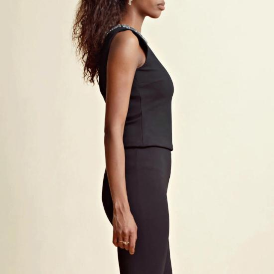  TiMo 블라우스 티모 블링 탑 블랙 - OTHER BRANDS