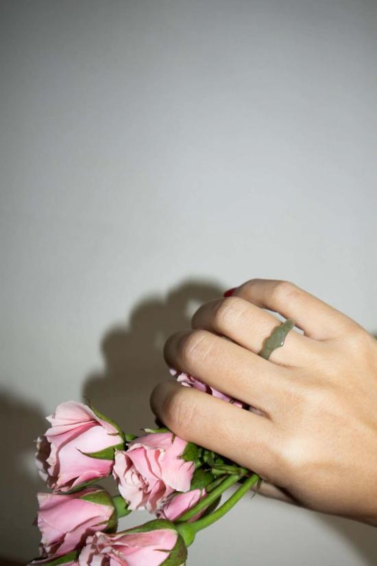  세레 반지 세리 하트 제이드 링 - SEREE