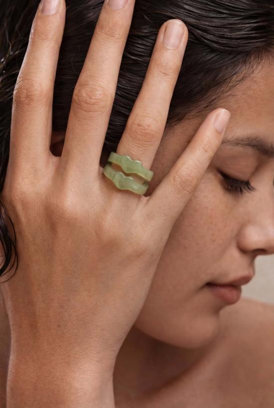  세레 반지 세리 하트 제이드 링 - SEREE