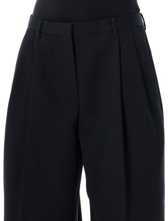  질샌더 스트레이트 팬츠 질 샌더 와이드 팬츠 블랙 - JIL SANDER