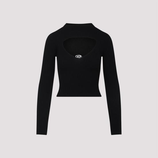  디젤 블라우스 M 올리나 탑 블랙