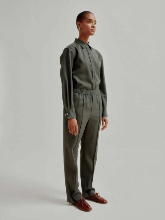  사야카 다비스 뉴욕 셔츠 사야카 데이비스 뉴욕 슬림 울 셔츠 - SAYAKA DAVIS NEW YORK