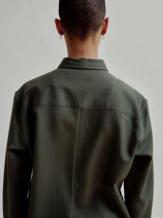  사야카 다비스 뉴욕 셔츠 사야카 데이비스 뉴욕 슬림 울 셔츠 - SAYAKA DAVIS NEW YORK