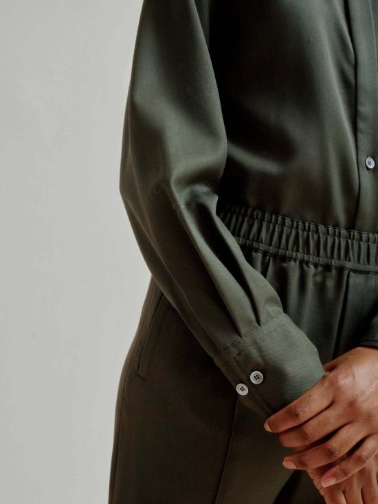  사야카 다비스 뉴욕 셔츠 사야카 데이비스 뉴욕 슬림 울 셔츠 - SAYAKA DAVIS NEW YORK