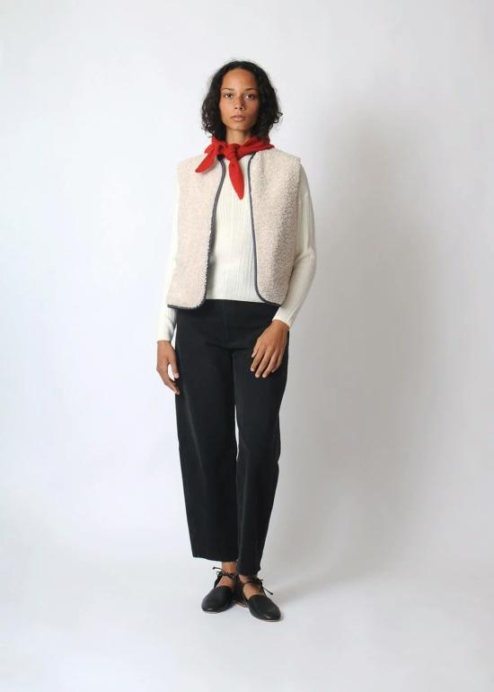  코니퍼 베스트 리버서블  데님 - CONIFER