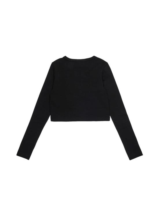  [키즈] 디젤 트레이닝 상의 키즈  티셔츠 블랙 - DIESEL