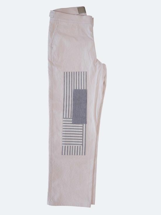  에블린 스트레이트 팬츠 아벨린 패치 팬츠 (남녀 공용) - A B E L I N E