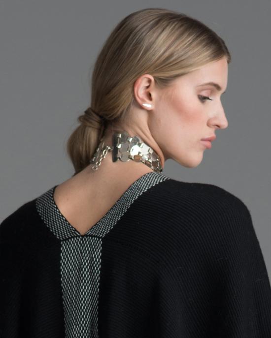  보즈 목걸이/팬던트 Voz 티어드 디스크 초커 스털링 실버 - VOZ