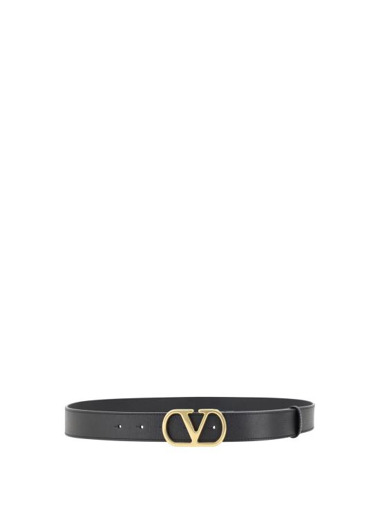  발렌티노 가라바니 레귤러 벨트 Valentino Garavani Vlogo  딥 카라멜 - VALENTINO GARAVANI