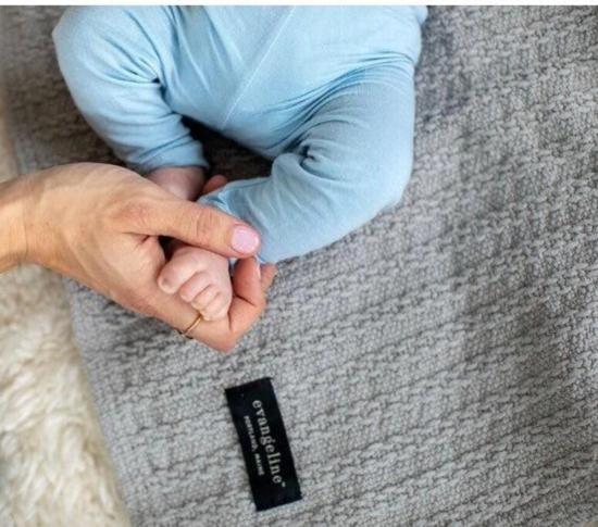  [키즈] Evangeline 침구 키즈 에반젤린 케이블 니트 아기 담요 - OTHER BRANDS