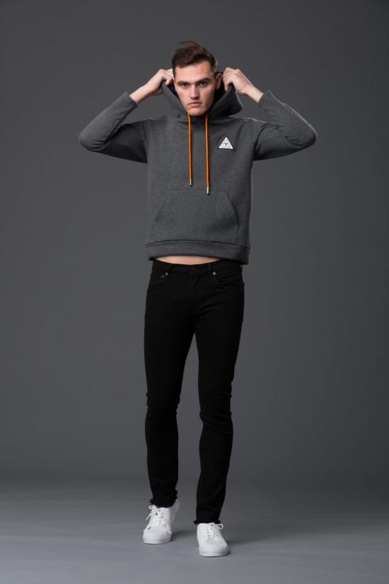  N-p-Elliott 긴팔 티셔츠 N P 엘리엇 인터스텔라 집업 후드티 그레이 - OTHER BRANDS