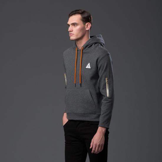  N-p-Elliott 긴팔 티셔츠 N P 엘리엇 인터스텔라 집업 후드티 그레이 - OTHER BRANDS