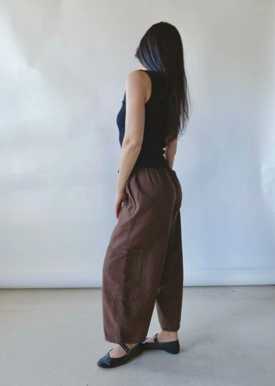  밀스 크롭 팬츠 식사 셰프 팬츠 - MEALS