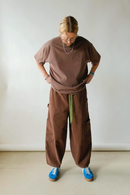  밀스 크롭 팬츠 식사 셰프 팬츠