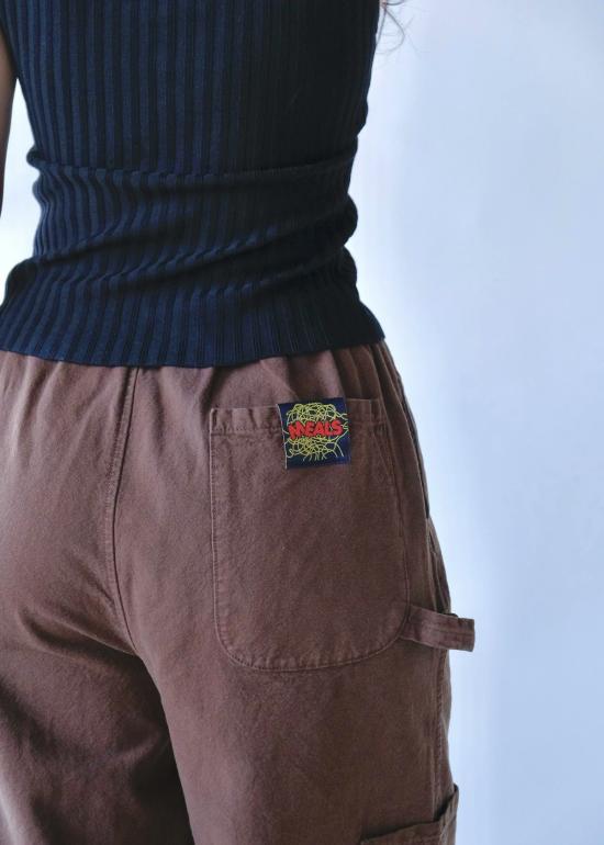  밀스 크롭 팬츠 식사 셰프 팬츠 - MEALS