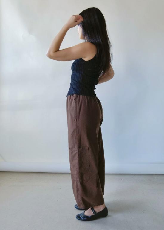  밀스 크롭 팬츠 식사 셰프 팬츠 - MEALS