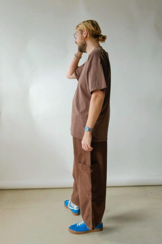  밀스 크롭 팬츠 식사 셰프 팬츠 - MEALS