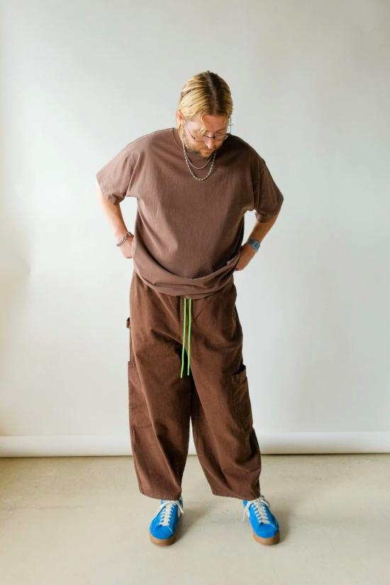  밀스 크롭 팬츠 식사 셰프 팬츠 - MEALS