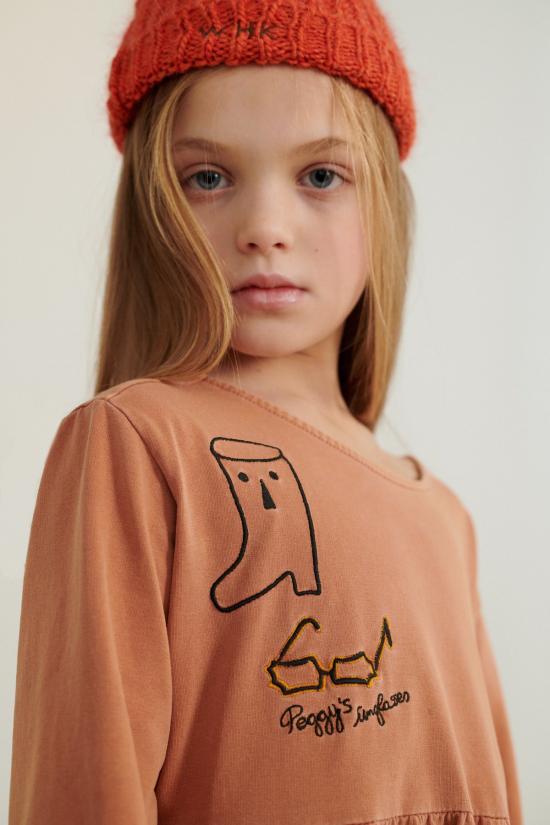  [키즈] 위켄드 하우스 키즈 원피스 키즈  페기 드레스 브릭 - WEEKEND HOUSE KIDS