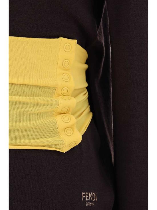  펜디 터틀넥 스웨터 가지색 - FENDI