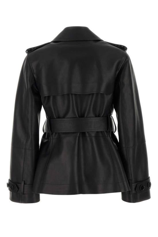  버버리 가죽 자켓 블랙 가죽 재킷 - BURBERRY