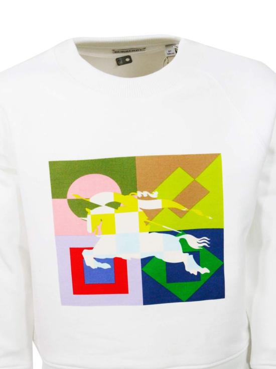  [키즈] 버버리 풀오버 키즈 스웨터 화이트 - BURBERRY