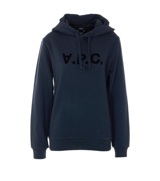  아페쎄 긴팔 티셔츠 A.P.C. Vpc 스탠다드 후드티 블랙