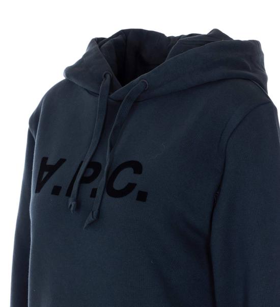  아페쎄 긴팔 티셔츠 A.P.C. Vpc 스탠다드 후드티 블랙 - A.P.C.