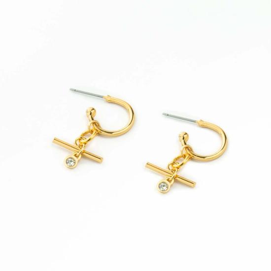  포스테리 이어링 포스터리 윈 크리스털 바 - FOSTERIE