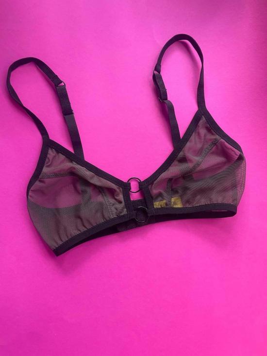  Kayleigh Peddie 브라 케일레이 페디 에반 메쉬  (링 포함) 차콜/블랙 - OTHER BRANDS