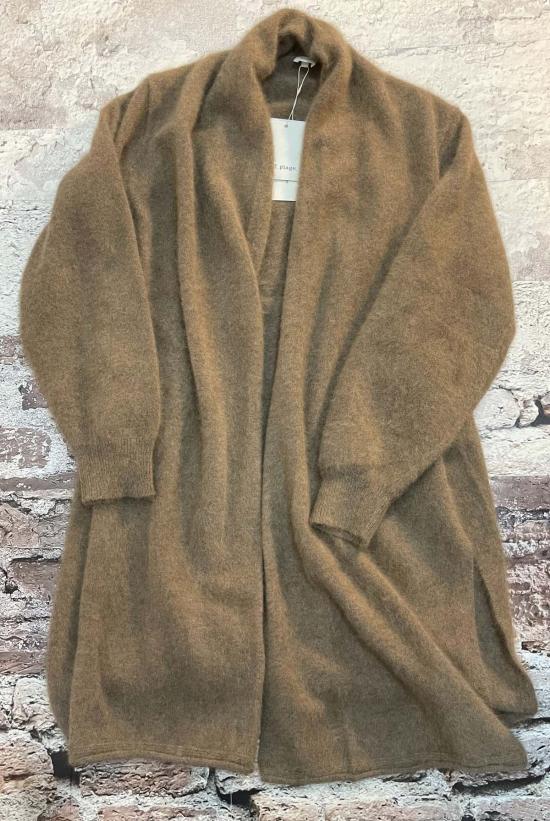 씨티플라주 가디건 Ct Plage Raccoon Long Cardigan