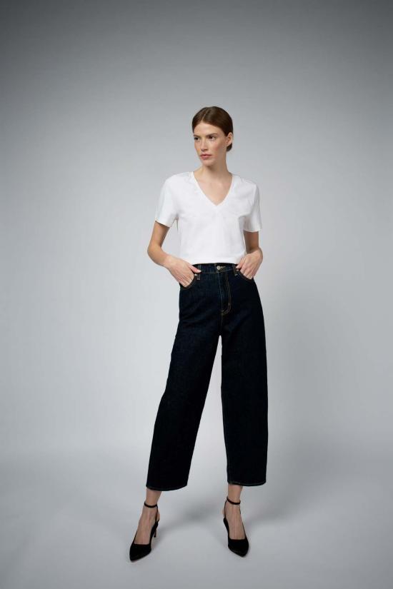  Santicler 바디수트 티셔츠 산티클레르 노라 오가닉 코튼 브이넥 바디수트 화이트