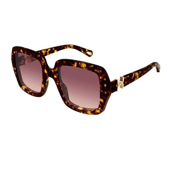  끌로에 안경 Ch0301 S 마르시 리네아 002 선글라스 하바나 레드 - CHLOE