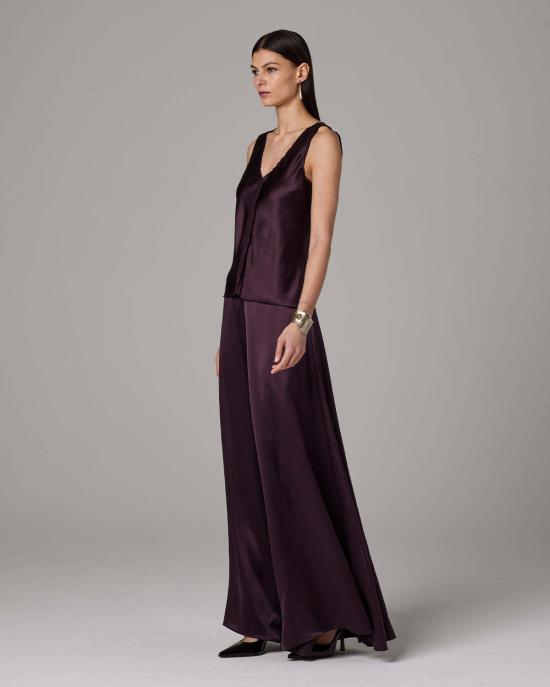  VOZ 스트레이트 팬츠 Voz 실크 팔라조 팬츠 멀티 - OTHER BRANDS