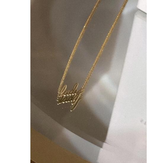  레이디버드 목걸이/팬던트 레이디 목걸이 옐로우 골드