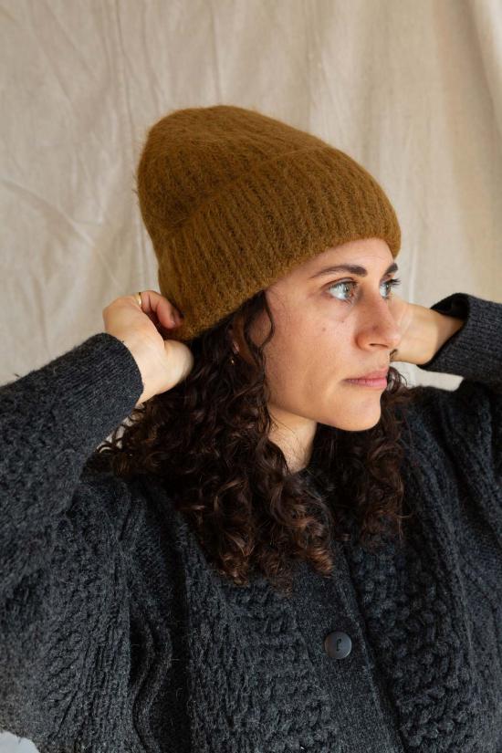  DAĒZA 모자 다에자 노스 컨트리 커프 햇 브론즈