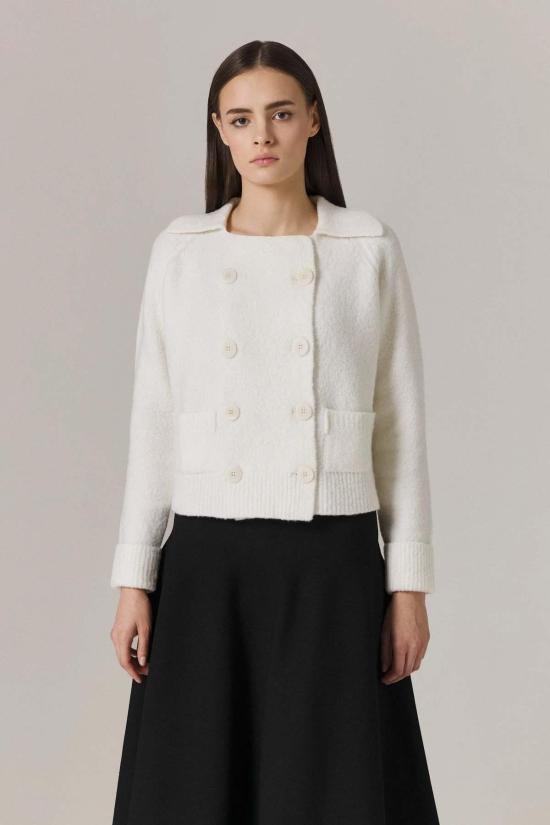  Santicler 가디건 산티클레르 졸라 더블 브레스티드  슈가