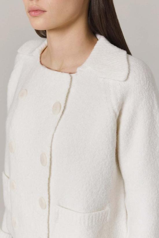  산티클레르 가디건 졸라 더블 브레스티드  슈가 - SANTICLER