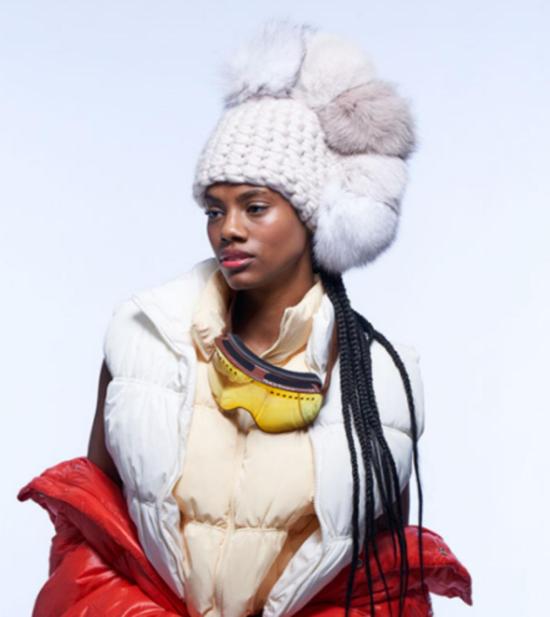  미샤램퍼트 모자 미샤 램퍼트 마지판 포호크 + 화이트 | 누드 | 블러쉬 XL 폼스 - MISCHA LAMPERT